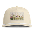 Sunwashed Wildflower Rope Cap – Vintage Botanical Baseball Hat